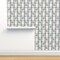 Modern Farmhouse French Floral Cottage Core Traditional Blue Cream Custom Pre-pasted Wallpaper by Spoonflower Pre-Pasted Wallpaper 2FT Wide 14155144